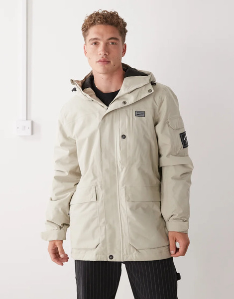  Dare 2b Twin Tip Waterproof Jacket In Beige Neutral 