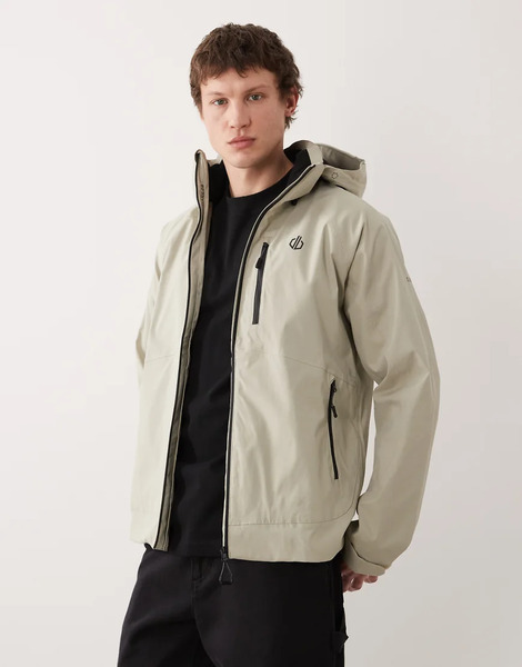  Dare 2b Waterproof Breathable Switch Out Iii Jacket In Abbeystone Neutral 