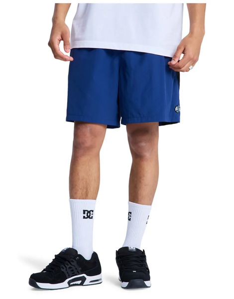  Dc Shoes Flow Down Elasticated Shorts In Estate Blue 