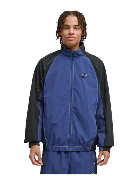  Dc Shoes Flow Track Water Resistant Jacket In Estate Blue 