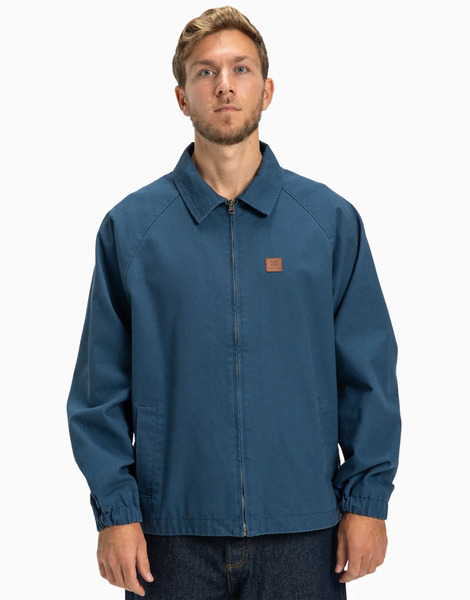  Dc Shoes Framed Workwear Jacket In Dark Denim Blue 
