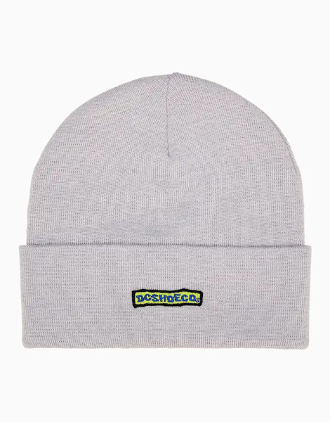 Dc Shoes Patch It Beanie In Light Heather Grey 