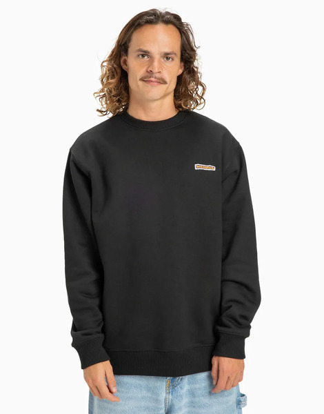  Dc Shoes Patch It Sweatshirt In Black 