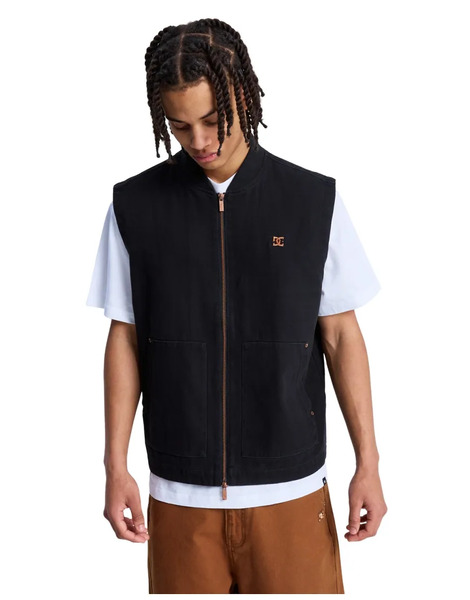  Dc Shoes Workshop Canvas Jacket In Black 