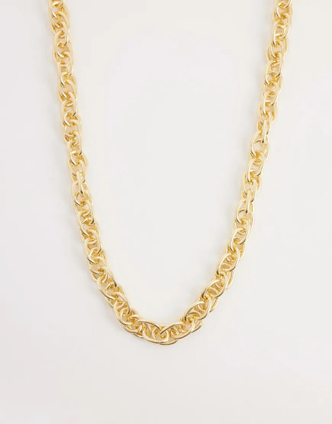  Designb London Chain Necklace In Gold 