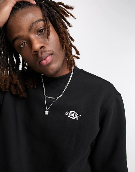  Dickies Summerdale Premium Oversized Sweatshirt In Black 