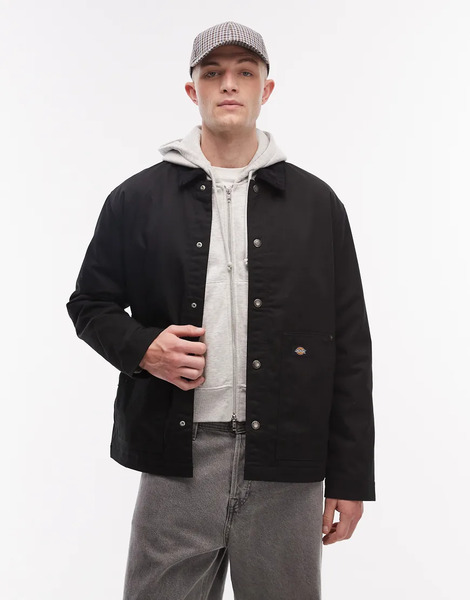  Dickies Union Barn Jacket In Black 