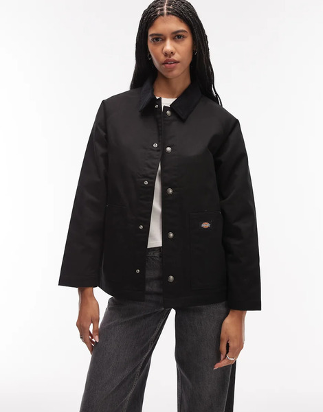  Dickies Union Barn Jacket In Black 