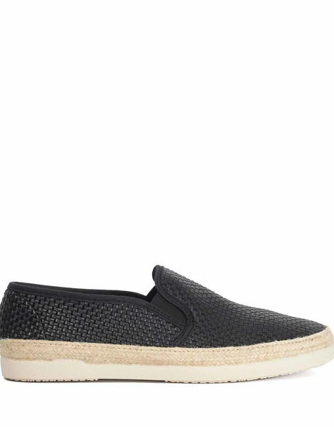  Dune London Fabbien Espadrilles In Black 