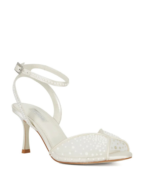 Dune London Musing Heeled Sandals In Ivory Neutral 