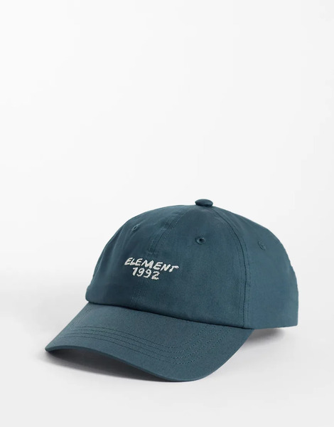  Element Baseball Cap In Forest Green Orange 