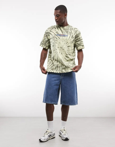  Element Denim Jorts In Mid Blue Neutral 