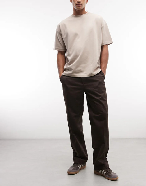  Element Relaxed Work Chinos In Brown Black 