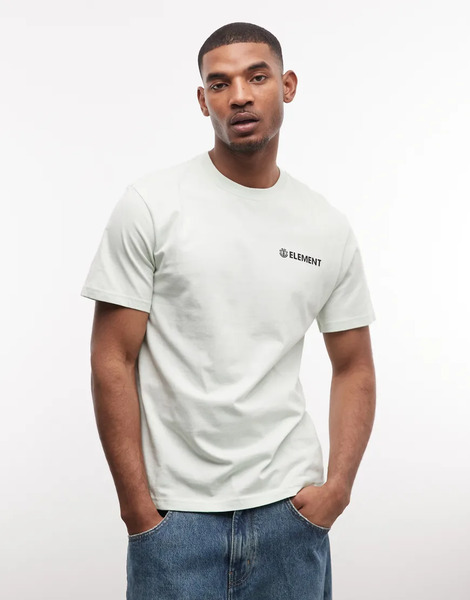  Element Small Graphic T Shirt In Light Green Blue 