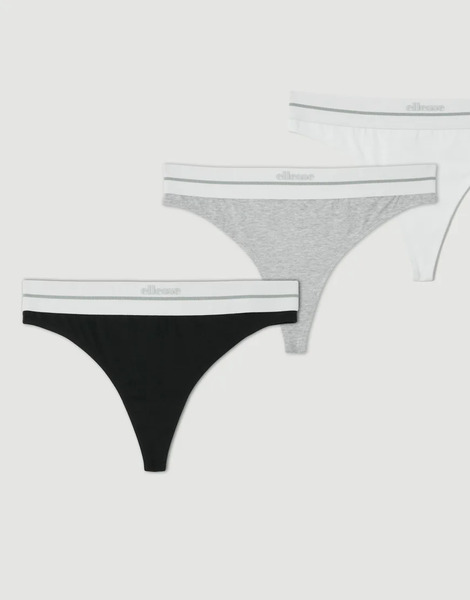  Ellesse Andtretta Thong 3 Pack In Multi 