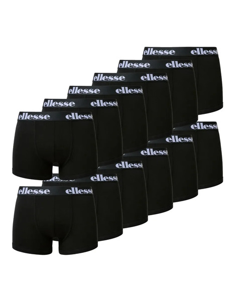  Ellesse Barla Trunks (12 Pack) In Black 