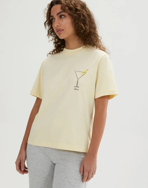  Ellesse Bevande Tee In Light Yellow 