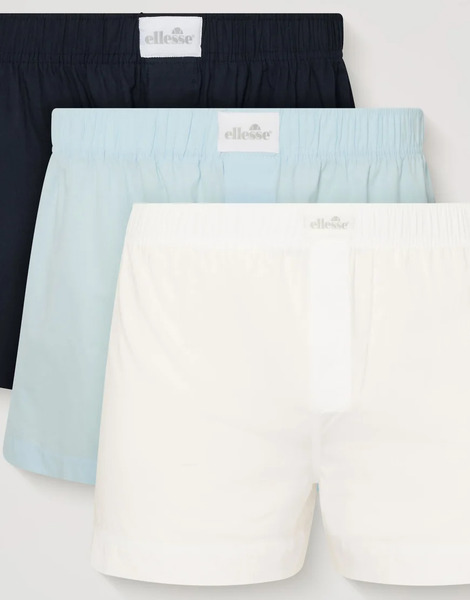  Ellesse Labotte 3 Pack Boxer Short In Multi 