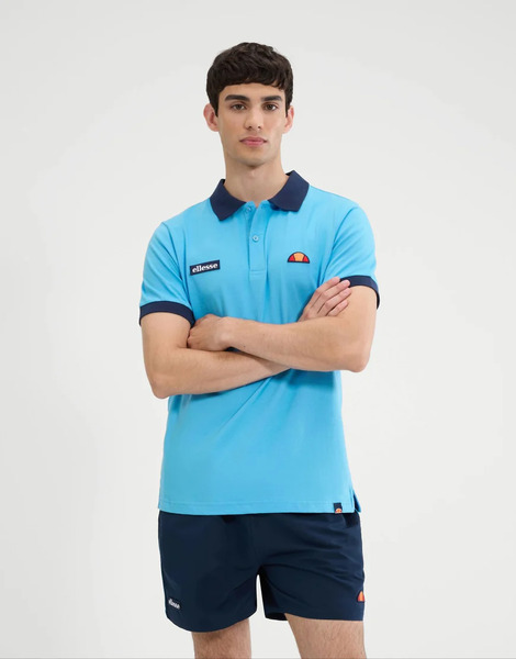  Ellesse Lessepsia Polo In Blue/navy 