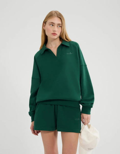  Ellesse Morcone Sweatshirt In Dark Green 