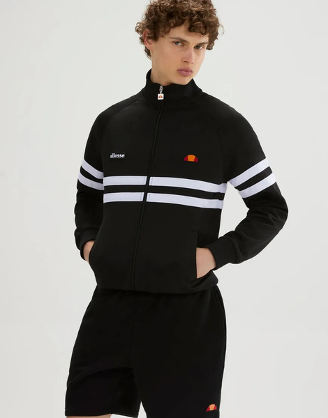 Ellesse Rimini Track Jacket In Black/white 