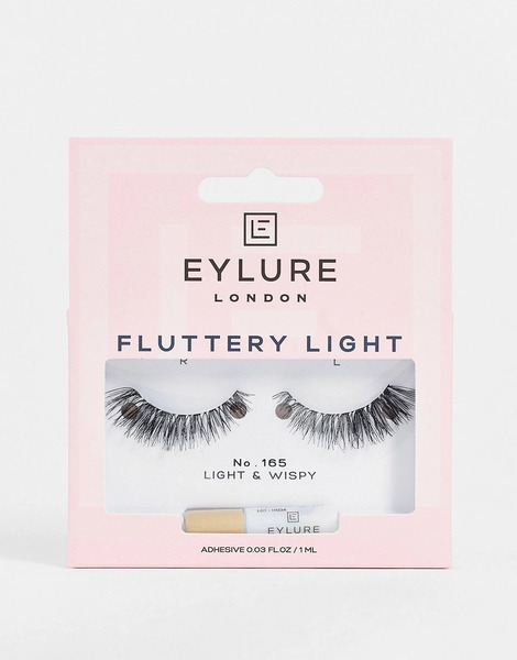 Eylure Fluttery Light Lashes   No.165 Black 