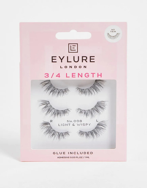  Eylure Fluttery Light   No. 008 Multipack Black 