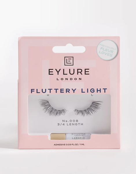  Eylure 3/4 Length False Lashes   008 Black 