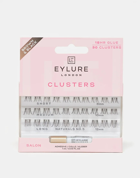  Eylure Naturals Clusters No.5   Brown/black 