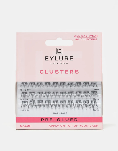  Eylure Pre Glued Natural Clusters Black 