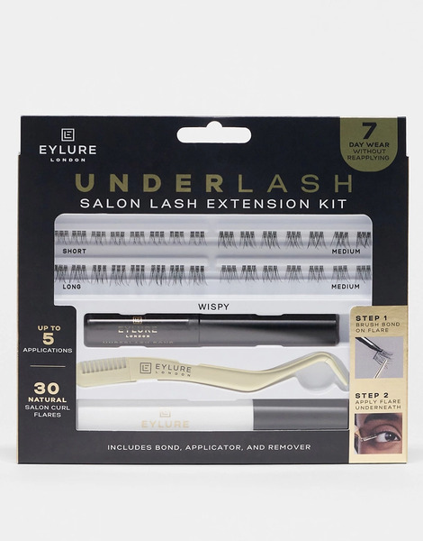  Eylure Underlash Salon Lash Extension Kit   Wispy Black 