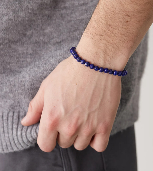  Faded Future Beaded Bracelet In Blue Black 