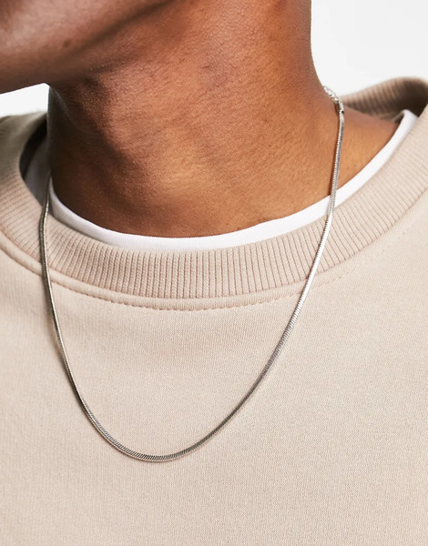  Faded Future Silver Neck Chain 