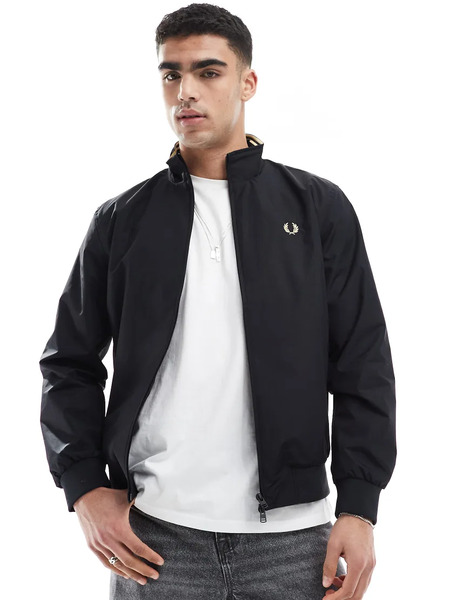  Fred Perry Brentham Jacket In Black 
