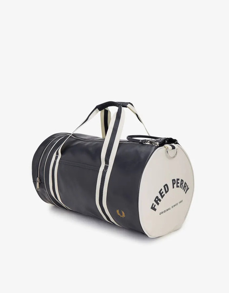  Fred Perry Classic Barrel Bag In Navy 