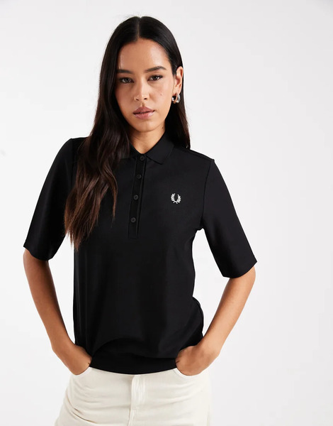  Fred Perry Polo Shirt In Black 