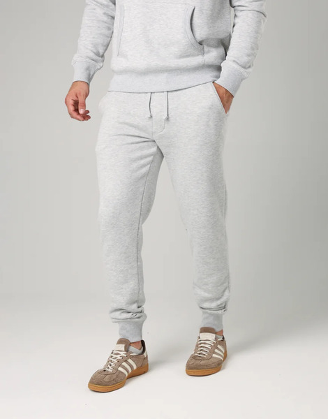  French Connection Cotton Blend Joggers In Light Grey 