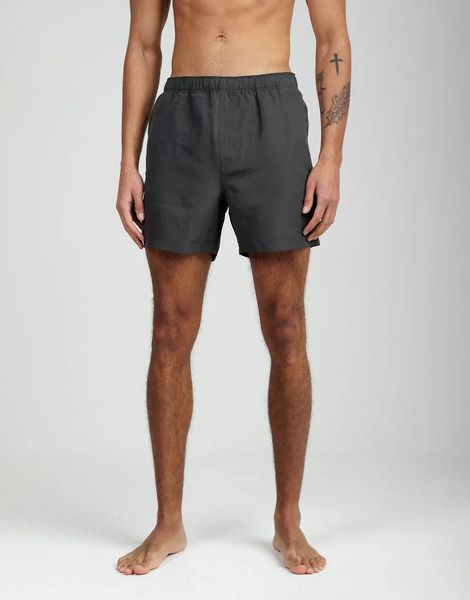  French Connection 2 Pack Elasticated Swim Shorts In Black 