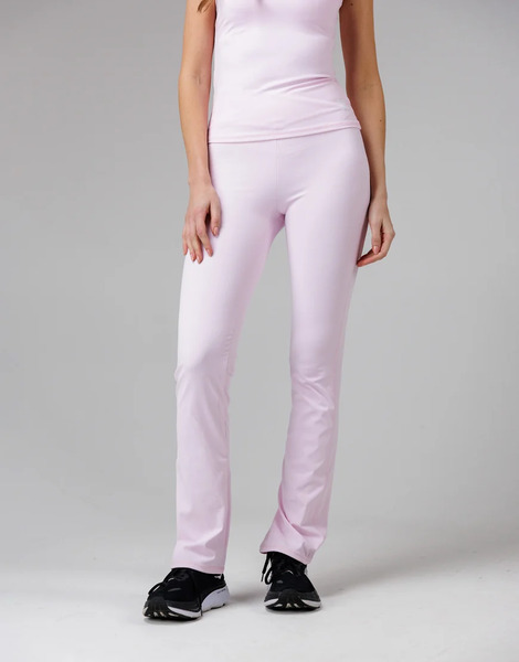  French Connection Wrap Front Fcuk Stretch Yoga Pant In Pink 