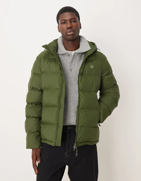  Gant Active Cloud Padded Jacket In Dark Green 