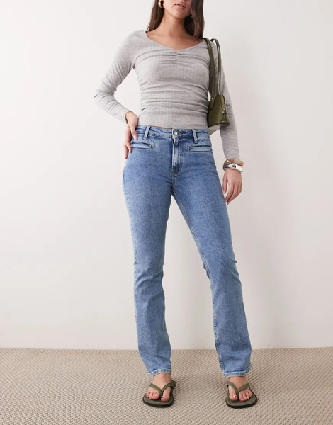  Gant Stretch Flare Jeans In Authentic Blue 