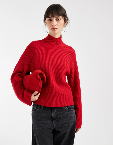  Gap Soft Touch Knitted Jumper In Red 