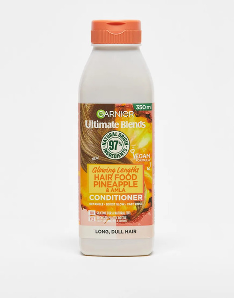  Garnier Ultimate Blends Glowing Lengths Hair Food Pineapple & Amla Conditioner For Dull Hair 350ml No Colour 