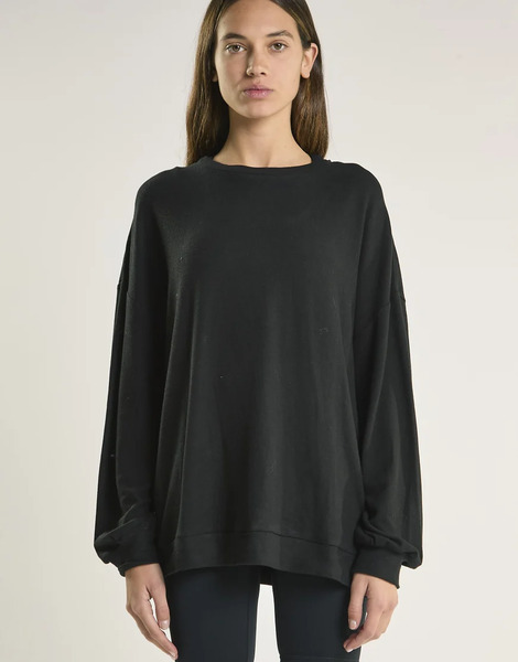  Glamorous Oversized Sweatshirt In Black 