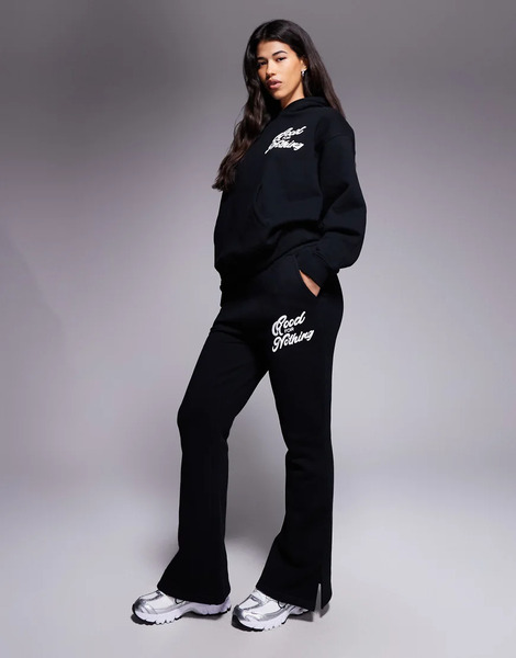  Good For Nothing Flared Joggers In Black 
