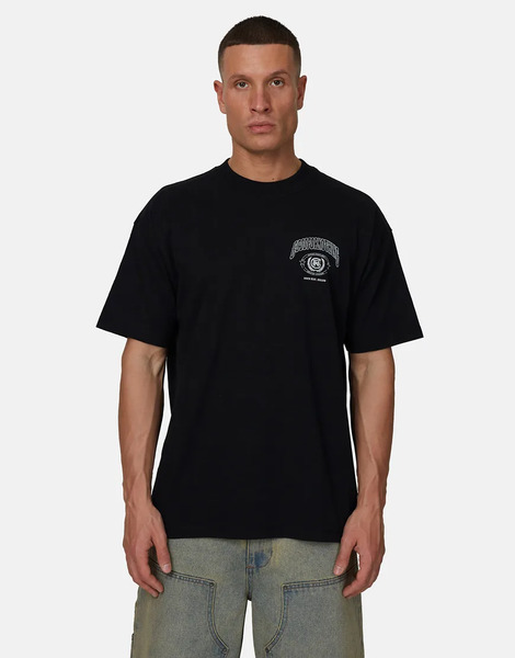  Good For Nothing Relaxed Graphic Tee In Black 