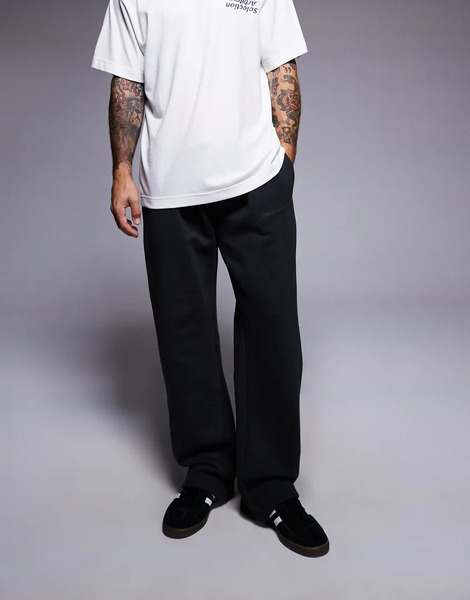  Good For Nothing Relaxed Wide Leg Jogger In Black 