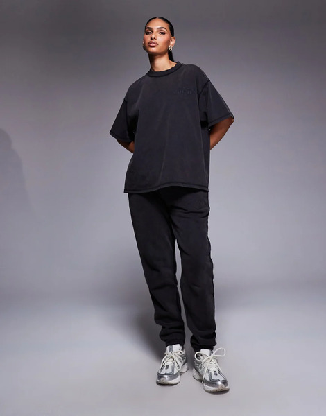  Good For Nothing Washed Relaxed Joggers In Black 