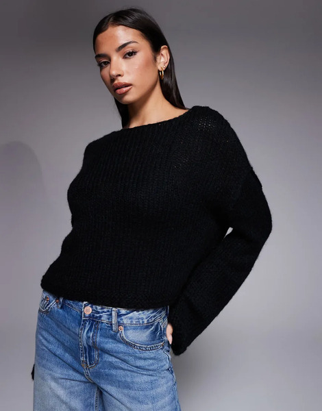  Hugo Blue Scarly Jumpers In Black 