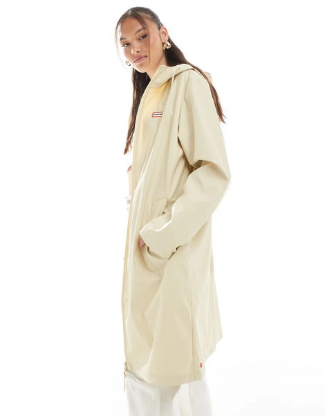  Hunter Andrea Raincoat In Grey 